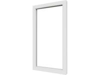 Trendhout Vast raamkozijn meranti - 77,4x137,4 cm - Wit- - - Trendhout - thumbnail