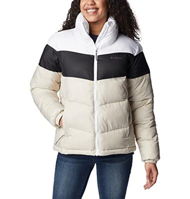 Columbia Puffect™ Color Blocked Jas Dames Dark Stone M Columbia Puffect™ Color Blocked Jas Dames Dark Stone M