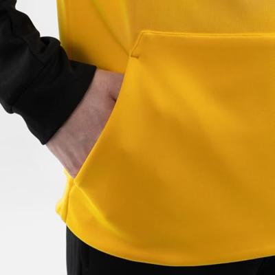 JAKO 6770 Sweater Met Kap Dynamic - Geel/Wit/Zwart - L