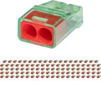 Lasklem 2-polig Rood - 0.2-2.5 mm² - 100 Stuks - thumbnail