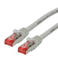 ROLINE patchkabel Cat.6 S/FTP (PiMF), componentniveau, LSOH, grijs, 0,3 m - thumbnail