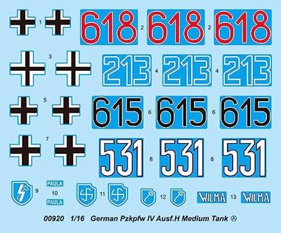 Trumpeter 1/16 German Pzkpfw IV Ausf.H Medium Tank
