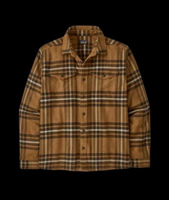 Patagonia Fjord Flannel Shirt Overhemd Heren Catch: Deer Brown M Patagonia Fjord Flannel Shirt Overhemd Heren Catch: Deer Brown M