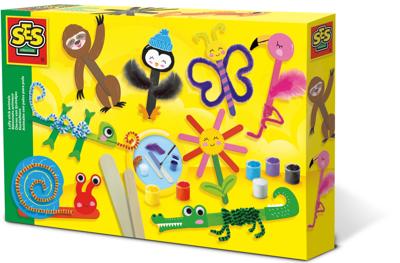 Ses creatief dieren van ijsstokjes maken Ses creatief dieren van ijsstokjes maken