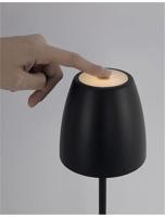 Lyora Oplaadbare tafellampColt 38cm antraciet - 9121912 - thumbnail