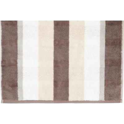 Cawö Cawo Noblesse Stripes Badlaken 80x150 walnuss
