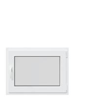 Kelderraam "RISOR" 80x70 cm draai-kiep DIN rechts wit - thumbnail