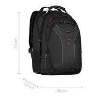 Wenger 600637 CARBON Laptoprugzak Geschikt voor max. (laptop): 43,9 cm (17,3) Zwart - thumbnail