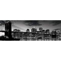 Poster Brooklyn Bridge at Dusk 91,5x30,5cm - thumbnail