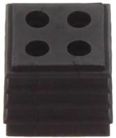 CONTA-CLIP KDS-DE 4X5 BK Afdichtingselement Thermoplastisch elastomeer Zwart 10 stuk(s) - thumbnail