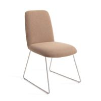 Jesper Home Eetkamerstoel 'Taiwa' Slide Steel, kleur Whisper Wheat - thumbnail