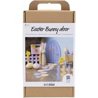 Creativ Company Hobbyset paashaasdeurset, pastelkleuren, 1 doos - thumbnail