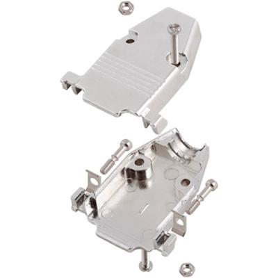 encitech CCOV09ME 2360-0106-01 D-sub behuizing Aantal polen: 9 Tinspuitgiet 180 ° Metaal 1 stuk(s)