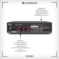 Cambridge Audio: CXA81 versterker - Grijs - thumbnail