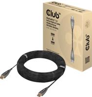 Club 3D displayport 1.4 active optical unidirectional kabel (zwart, 20 meter, 4k 120hz, 8k 60hz) - thumbnail