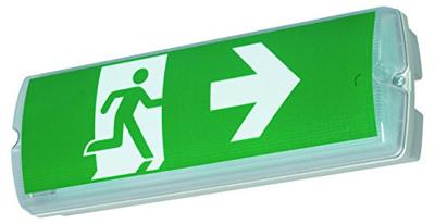B-SAFETY BR563130 Vluchtwegverlichting Wandmontage, Plafondmontage Links, Rechts, Naar boven