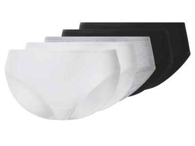 esmara Set van 5 dames hipsters (Zwart/grijs/wit, M (40/42)) esmara Set van 5 dames hipsters (Zwart/grijs/wit, M (40/42))