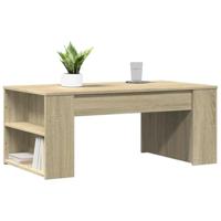 Salontafel 102x55x42 cm bewerkt hout sonoma eikenkleurig - thumbnail