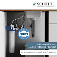 Schutte AQUASTAR PRO drinkwater keukenkraan met filtersysteem | RVS look - 99805 - thumbnail