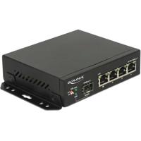 DeLOCK Gigabit Ethernet Switch 4 Port + 1 SFP - thumbnail