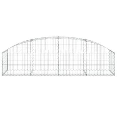 Schanskorf gewelfd 200x50x40/60 cm gegalvaniseerd ijzer