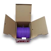 ACT Cat 6 U/UTP massieve installatiekabel zonder adersplitter, LSZH, CPR euroclass DCA, 24AWG, viole - thumbnail
