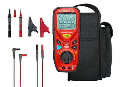 Benning IT 100 Isolatiemeter 50 V, 100 V, 250 V, 500 V, 1000 V 20 GΩ Benning IT 100 Isolatiemeter 50 V, 100 V, 250 V, 500 V, 1000 V 20 GΩ
