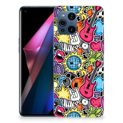OPPO Find X3 | X3 Pro | Sillicone Back Cover | Punk Rock OPPO Find X3 | X3 Pro | Sillicone Back Cover | Punk Rock