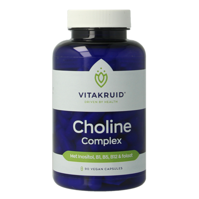 Choline Complex met Inositol, B1, B5, B12 & Folaat 90 Vegetarische capsules