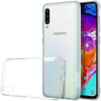 NILLKIN natuur TPU transparante zachte Case voor Galaxy A70 (wit) - thumbnail