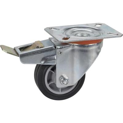 dörner + helmer 716842 Zwenkwiel Wieldiameter: 80 mm Draagvermogen (max.): 50 kg 1 stuk(s)