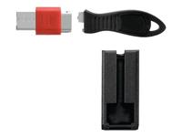 Kensington USB Lock W Cable Guard Square USB-A-poortslot Zwart - thumbnail