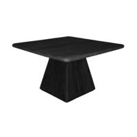 Tower Living Vierkante Eettafel 'Asti' Mangohout, 130 x 130cm, kleur Zwart - thumbnail