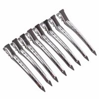 10 stuks RVS haar clips haar Duckbill clip Hair clip metalen grote enkele gat ijzeren clip - thumbnail