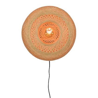 GOOD&MOJO Wandlamp 'Palawan' 40cm, Bamboe, kleur Naturel GOOD&MOJO Wandlamp 'Palawan' 40cm, Bamboe, kleur Naturel