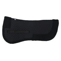 Pagony Zadelonderlegger bont zwart maat:full - thumbnail