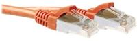 ACT FB2103 SFTP CAT6A Patchkabel Snagless | RJ45 Connectoren | Oranje | 3 meter - thumbnail