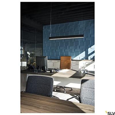 SLV GLENOS 1001403 LED-hanglamp LED vast ingebouwd 46 W Zwart SLV GLENOS 1001403 LED-hanglamp LED vast ingebouwd 46 W Zwart