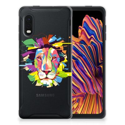 Samsung Xcover Pro Telefoonhoesje met Naam Lion Color Samsung Xcover Pro Telefoonhoesje met Naam Lion Color