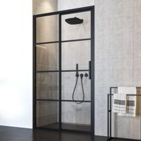 Sealskin Nisdeur SOHO Schuifdeur 120x210 cm 8 mm Helderglas - thumbnail