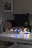 Konstsmide 4242-000 LED-decor Sneeuwpop Meerkleurig LED Bont Timer - thumbnail