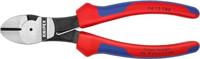 Knipex Kracht-Zijsnijtang | 180 mm Lengte | Meer-Componentengrepen | Zwart Geatramenteerd - 74 12 180 SB - thumbnail