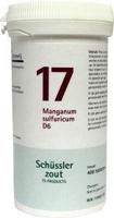 Pfluger Celzout 17 Manganum Sulfuricum D6 Tabletten - thumbnail