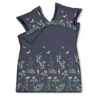 Vandyck flowery blue ink Dekbedovertrek - thumbnail