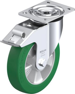 Blickle L-ALST 200K-FI Zwenkwiel met rem Wieldiameter: 200 mm Draagvermogen (max.): 400 kg 1 stuk(s) Blickle L-ALST 200K-FI Zwenkwiel met rem Wieldiameter: 200 mm Draagvermogen (max.): 400 kg 1 stuk(s)