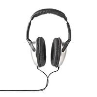 Bedrade Koptelefoon | 2,7 m Ronde Kabel | Over-Ear | Zilver/Zwart - thumbnail