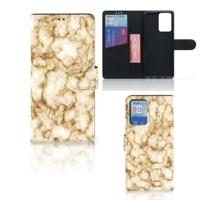 Xiaomi Redmi Note 10 Pro | Bookcase | Marmer Goud - thumbnail