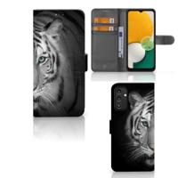Samsung Galaxy A14 5G | Telefoonhoesje | Met pasjeshouder | Tijger - thumbnail