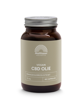 Mattisson CBD Olie 10mg 60 Vegetarische capsules