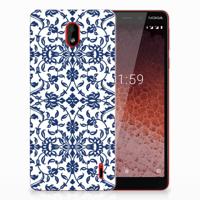 Nokia 1 Plus | TPU Case | Flower Blue - thumbnail